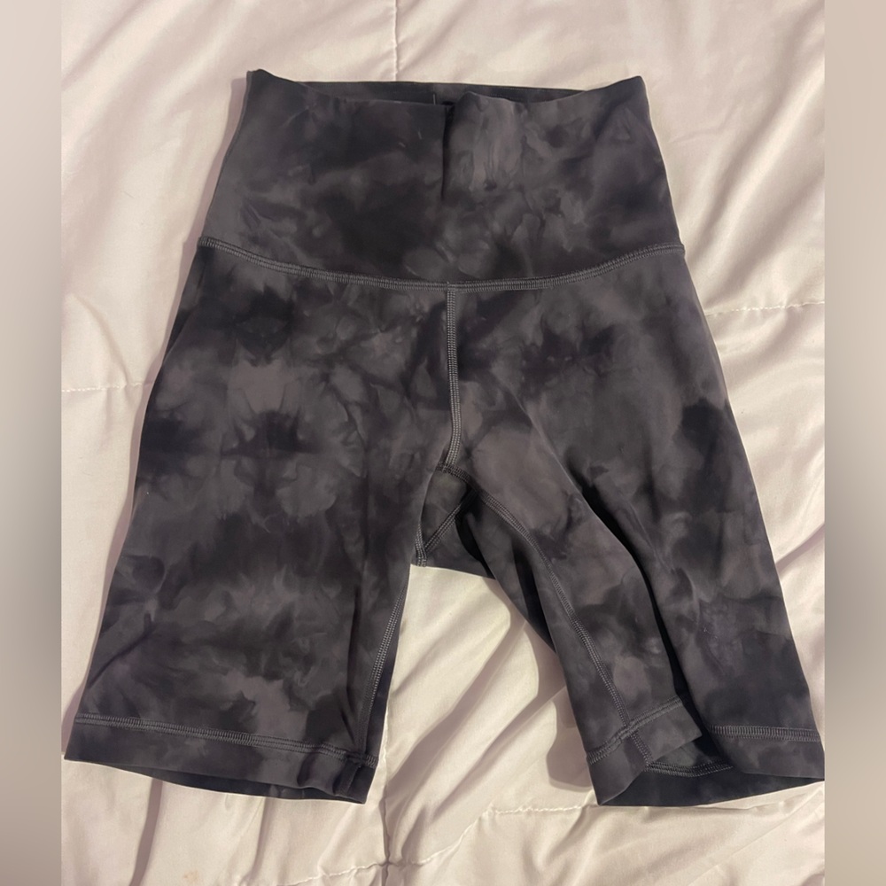 lululemon black align high rise shorts